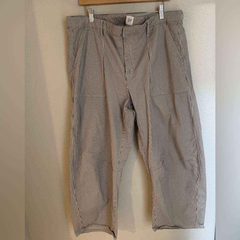 Gap Striped Barrel Pants
